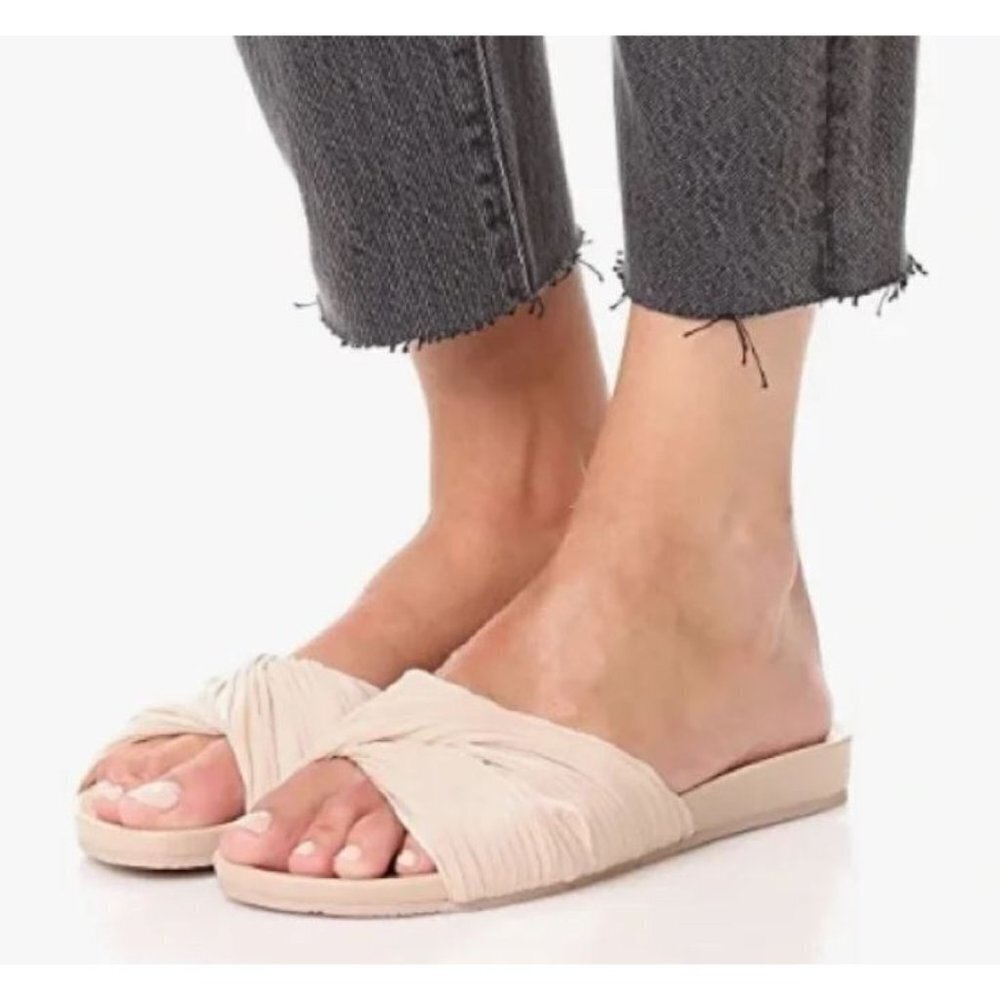 Opening Ceremony Paulyna Nude/Beige Slides Sandals Size 37
